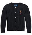 Polo Ralph Lauren Cardigan - Strik - Holiday - Sort