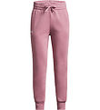 Under Armour Sweatpants - Rival Fleece Joggers - Pink Elixir