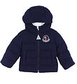 Moncler Dunjakke m. Uld - Igore - Navy