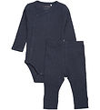 Fixoni St - Leggings/Body l/ - Rib - India Ink