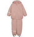 CeLaVi Regntj m. Fleece - Recycle PU - Misty Rose