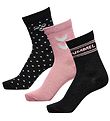 Hummel Strømper - hmlAlfie - 3-pak - Woodrose m. Glimmer
