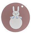 OYOY Dækkeserviet - Silikone - Rabbit Pompom - Clay