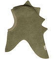 Huttelihut Elefanthue - Uld/Bomuld - 2-lags - Dino - Green Olive