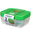 Sistema Opbevaringsbokse - 3-pak - Nest It - 1 l - Grøn