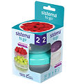 Sistema Beholdere - 2-pak - Portionpod - 210 ml - Mørkeblå/Turki