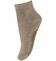 MP Strmper - Uld - Antiskrid - Light Brown Melange