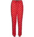 Vero Moda Girl Bukser - VmXmas - High Risk Red/White Snowflakes