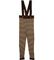 Fliink Leggings m. Seler - Strik - Viskose - Favo - Chocory Coff