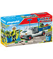 Playmobil City Action - Hold Byen Ren Med E-Køretøj - 71433 - 42