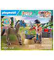 Playmobil Horses Of Waterfall - Beslagsmed Ben og Achilles - 713