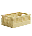 Made Crate Foldekasse - Mini - 24x17x9,5 cm - Lemon Cream