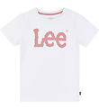 Lee T-shirt - Wobbly Graphic - Bright White