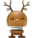 Hoptimist Reindeer Bimble - Medium - 14 cm - Oak