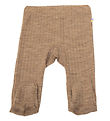 Joha Leggings m. Fødder - Uld - Brun