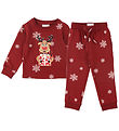 Jule-Sweaters Nattøj - Rudolfs Cute Pyjamas - Rød
