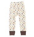 Katvig Leggings - Uld - Hvid m. Smiley