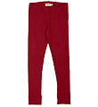 MarMar Leggings - Modal - Rib - Hibiscus Red