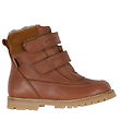 Pom Pom Vinterstvler m. For - Velcro Boot Tex - Dark Camel