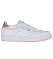 Reebok Sko - Club C - Tennis - Hvid/Rosa