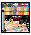 Stabilo Tuscher - Pen 68/Point 88 Arty - 24 stk. - Pastel