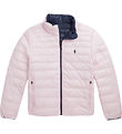 Polo Ralph Lauren Dynejakke - Vendbar - Pudderrosa/Navy