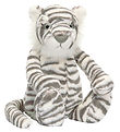 Jellycat Bamse - Huge - 51x21 cm - Bashful Snow Tiger