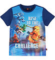 LEGO Ninjago T-shirt - LWTano 131 - Dark Blue m. Print