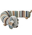Smallstuff Bamse - 130x10 cm - Sengehund - Blå m. Striber