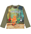 LEGO Ninjago Bluse - LWTano - Stvet Grn m. Print