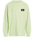 Calvin Klein Bluse - Waffle Badge - Exotic Mint
