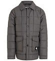 Calvin Klein Termojakke - Quilted Badge - Mørkegrå