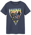 Name It T-shirt - NkmDominic Marvel - India Ink