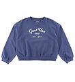 GANT Sweatshirt - Oversized Logo - Washed Blue