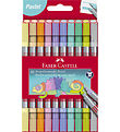 Faber-Castell Tuscher - Dobbelt Tyk/Tynd - 10 stk - Pastel