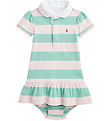 Polo Ralph Lauren Kjole m. Bloomers - Celadon/Hint of Pink