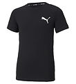 Puma T-Shirt - ACTIVE Small Logo - Sort m. Print