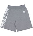 Versace Sweatshorts - Grmeleret m. Hvid