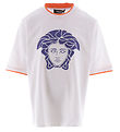 Versace T-shirt - Hvid"Bl m. Orange
