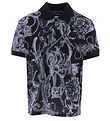 Versace Polo - Navy/Lysebl