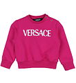 Versace Sweatshirt - Fuchsia m. Hvid