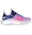 Skechers Sko m. Lys - Rainbow Cruisers - Navy/Multi