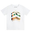 Zadig & Voltaire T-shirt - Toby - Hvid m. Surfer