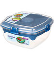 Sistema Madkasse m. Tilbehør - Salad Max To Go 1,63L - Blå