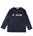 Moncler Bluse - Navy m. Print