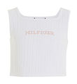 Tommy Hilfiger Top - Monotype Rib - Hvid