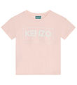 Kenzo T-shirt - Veiled Pink m. Hvid