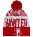 New Era Hue m. Kvast - Strik - Manchester United - Rd/Hvid