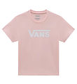 Vans T-shirt  - Gr Flying V Crew Girls - Medium Pink