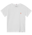 Les Deux T-shirt - Nrregaard - Hvid/Orange